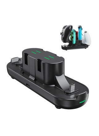 Controller Charging Dock Station Compatible with Nintendo Switch Pro Controller and Joy-con, 6-in-1 Charging Stand for Switch OLED Model Lite with Charging Indicator and Type C Charging Cable - pzsku/Z00B6E7F05C8D3555413FZ/45/_/1689317176/be0bdb20-d98b-4642-b969-f894aa9d2aab