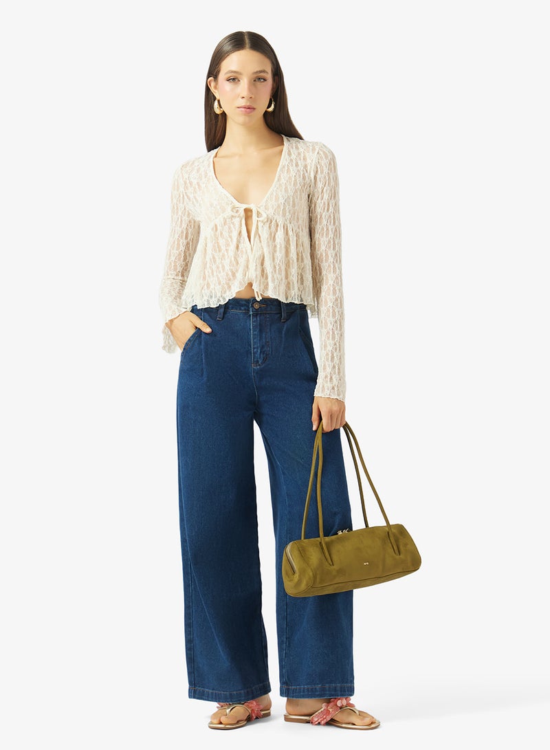 Ginger High Rise Wide Leg Jeans - Image 2