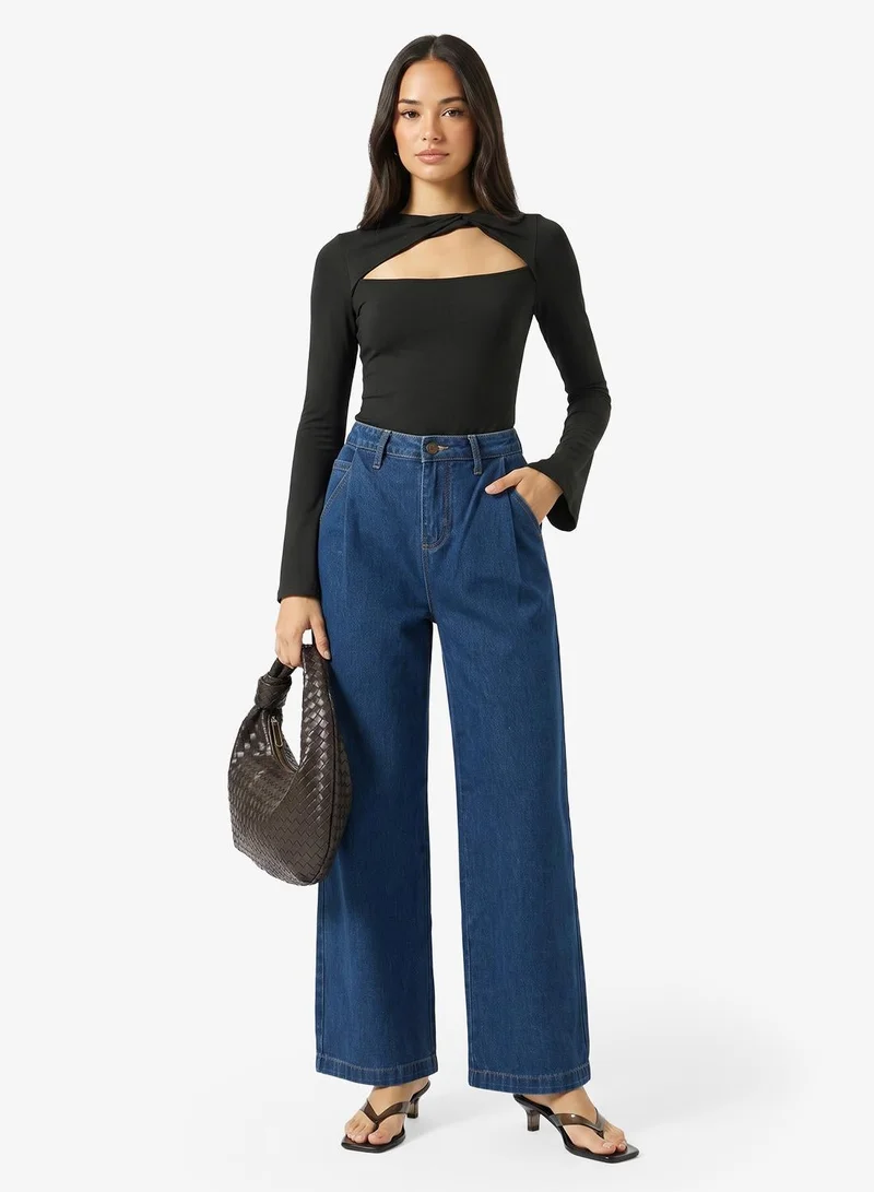 High Rise Wide Leg Jeans