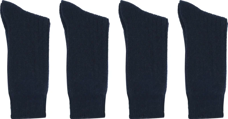 سيهو سوكس 4 Pairs Wool Men's Lambswool Natural Soft Thick Thermal Winter Corduroy Derby Socket Socks