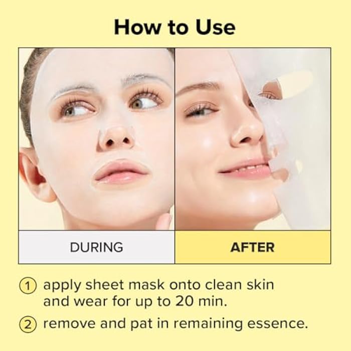 I DEW CARE Collagen Face Mask Variety Pack - 5 Days Facial Masks Skincare Korean | Hydrating Collagen Face Mask, Moisturizing Skin Care, Korean Sheet Masks, Facial Skincare Pack, Gifts For Women, 5EA - Image 5