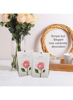 erorex Rose Sachet 1Box 12Pcs Rose Dried Flower Bag Scent Sachet Drawer Freshener Rose Closet Air Freshener Scented Drawer Deodorizer Freshener For Drawers Closet Home Car Fragrance Product  - Image 5