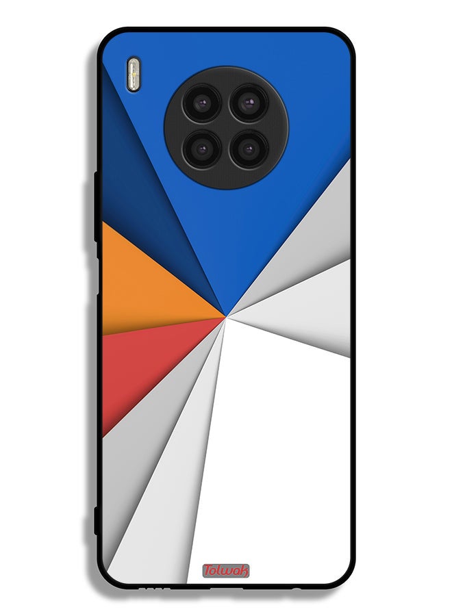 Tolwak Huawei nova 8i Protective Case Cover Material Matches Abstract Art - Image 2