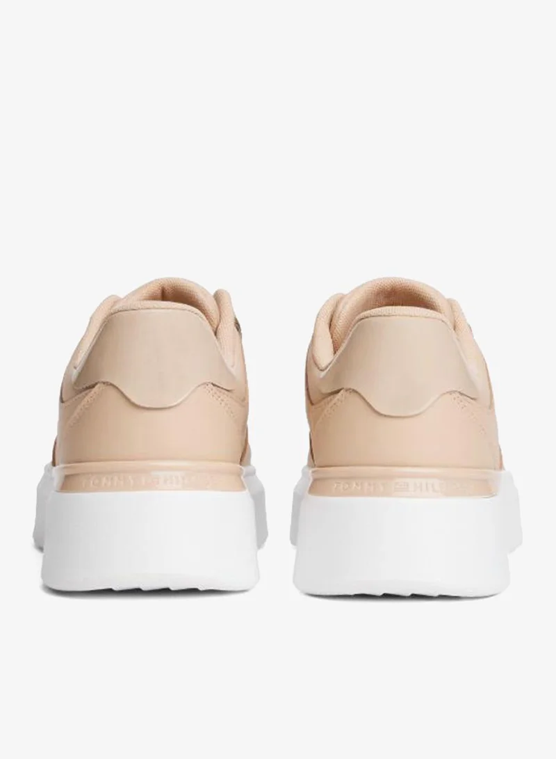 Tommy Hilfiger Misty Blush Patent Platform Sneaker for Women | Best Price UAE
