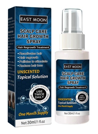 Men's Scalp Care Hair Regrowth Spray, Hair Regrowth Treatment, Re-activates Hair, Stimulates Hair Follicles, Reduces Hair Loss,For Men Damaged Hair Regrowth Hair Repair Spray 30ml - pzsku/Z00B71C45C02A7AA5D526Z/45/_/1716619564/4d64d288-a423-464e-8bde-bdc61feb36a5