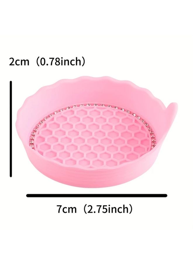 Rose Glitter Car Drink Coasters Pack of 2 Bling Crystal Cup Mats Accessories - Image 5