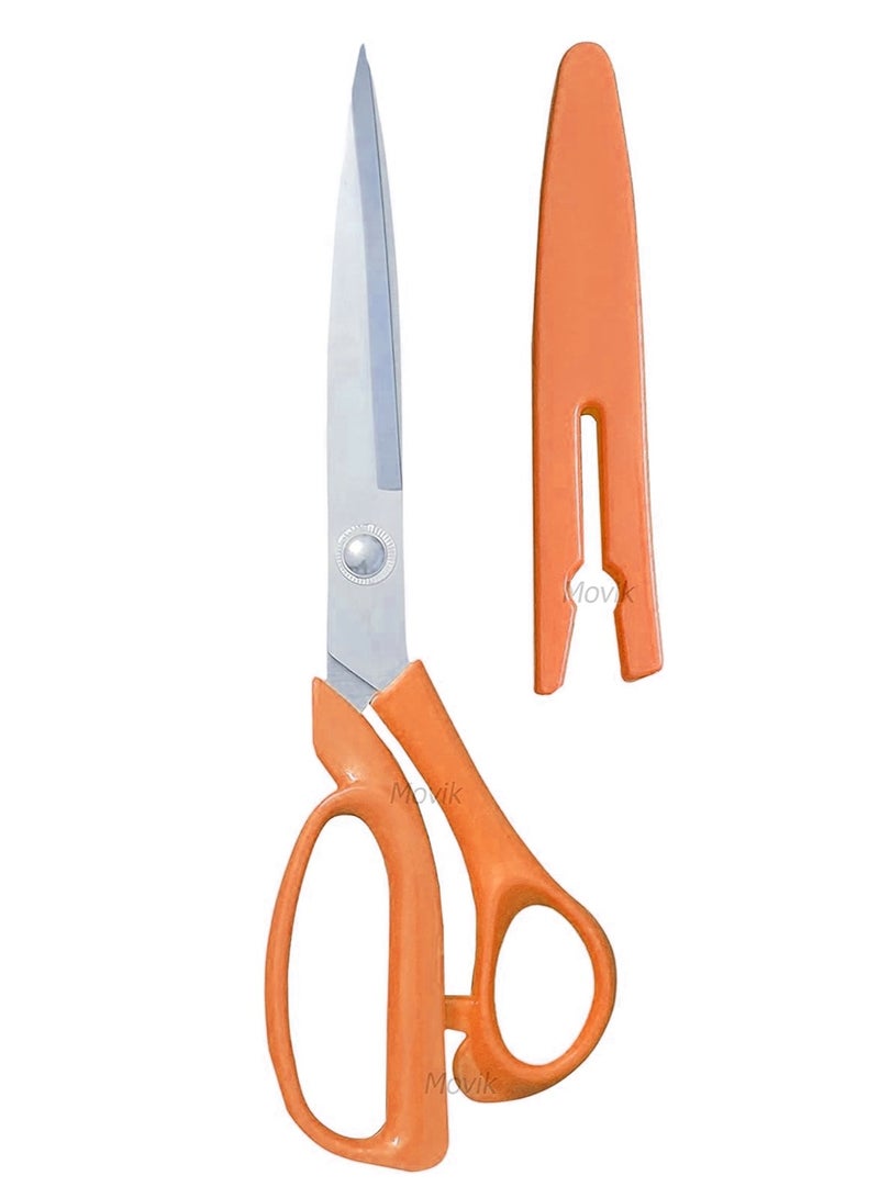 Generic Sharp high quality stainless steel scissors with plastic cover  - Image 1