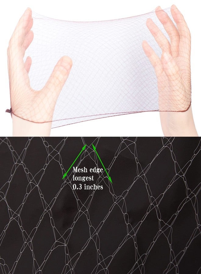 Askuang 20PCS Invisible Elastic Edge Mesh Nets for Women's Hair Buns, Sleeping, Ballet, Kids, Cooking, Food Service, Wigs - 50cm Dark Brown - Image 5