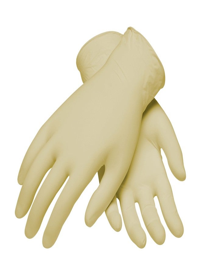 PIP Ambi-Dex 62-322PF/L Repel Disposable Latex, 5 Mil Natural, Powder Free, 100/Box Natural L - Image 1