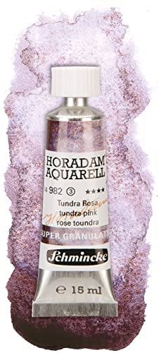 Schmincke - HORADAM® AQUARELL, Super-Granulation Set Tundra, 5 x 15 ml tubes, 74 850 097, wooden box, very strong granulating colors, finest, supergranulating watercolors - Image 5