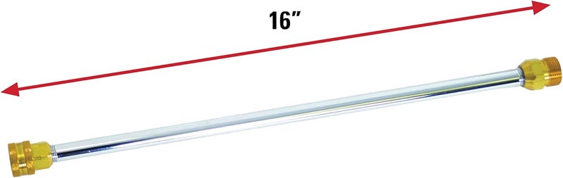 Simpson Cleaning 80149 Universal 16-Inch Pressure Washer Wand for Cold Water Use up to 3600 PSI, Silver - Image 1