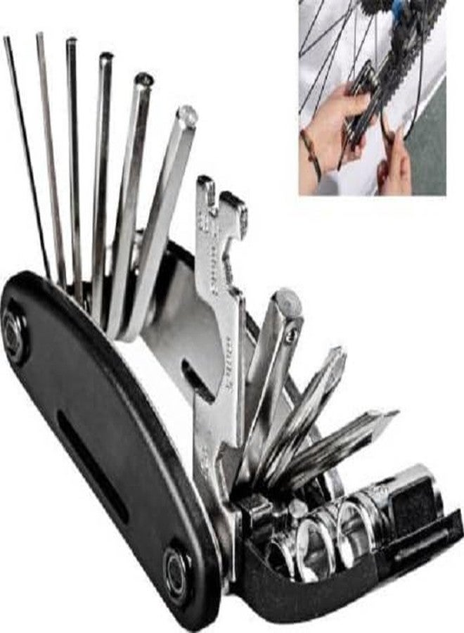 Wavva 15 in 1 Multi-function Bicycle Tools Sets Cycling CYCLE Repair Tool Kit - Image 4