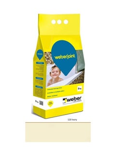 Weber Weber Cement Based Pre Mixed Tile Joint Grout Multi Colors IVORY  - Image 1