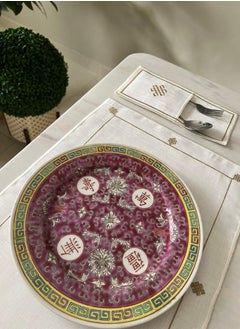 Generic A decorative tablecloth set for the dining table made of linen consisting of 3 pieces  - Image 3