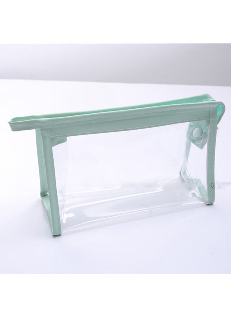 Loquat Exam-Grade Large Transparent Pencil Case Light green