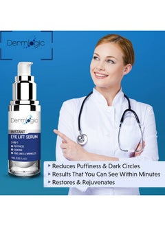 Dermlogic Under Eye Puffiness & Dark Circles Rapid Treatment- Instantly Reduces the Appearance of Puffy Eye Bags, Crow's Feet, & Sagging Skin.  - Image 2
