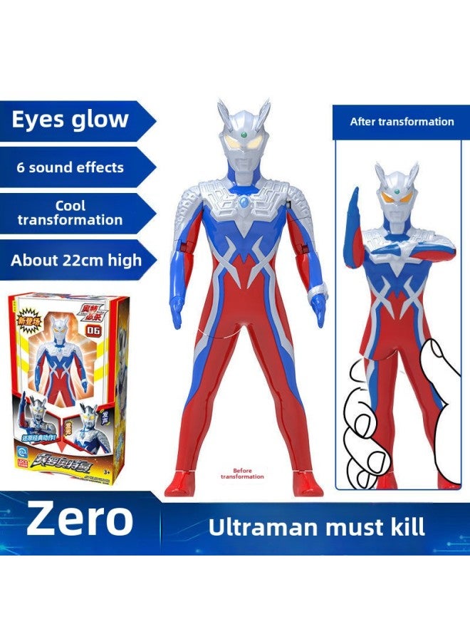 Genuine Smart Ultraman Transfiguration Toy Universe Hero Voice Luminous Action Ultraman Doll Boy Toy-Color:The Power Of Ott-Diga Ultraman ] - Image 5