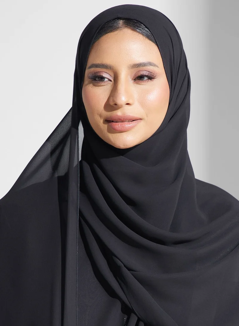 Khizana Abaya With Embellished Cuff