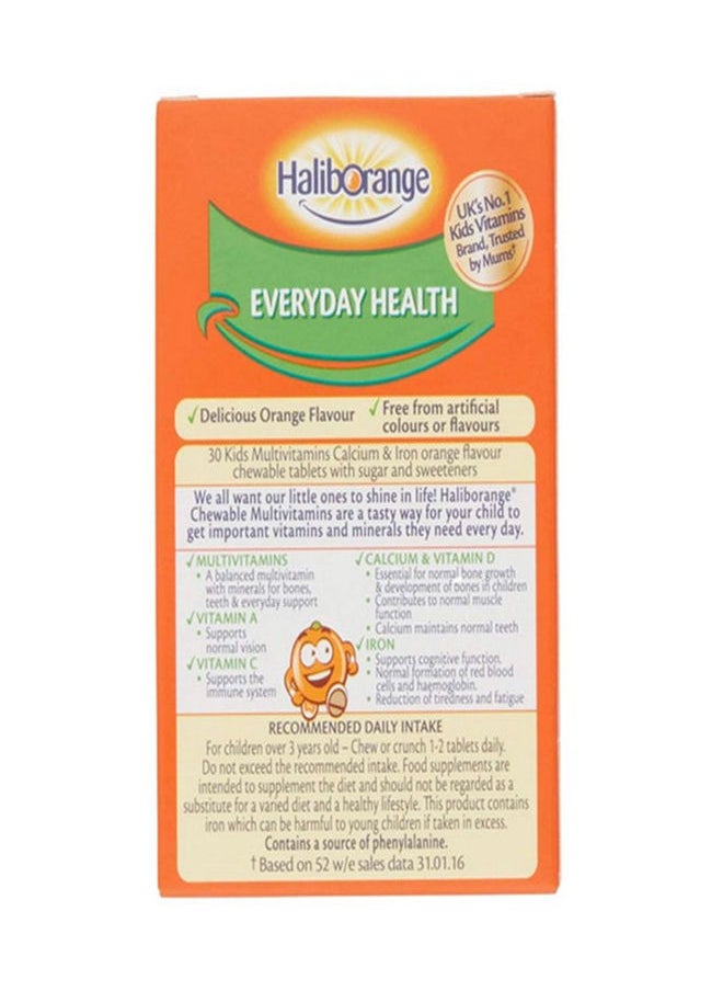 Haliborange - Multivitamins Calcium & Iron 30 Chewable Tabs - Image 1