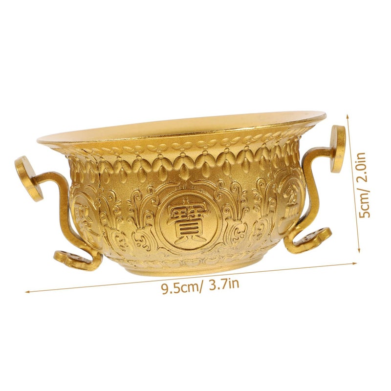 Small Golden Cornucopia Feng Shui Decor for Home Party Decoration Gift - Image 3