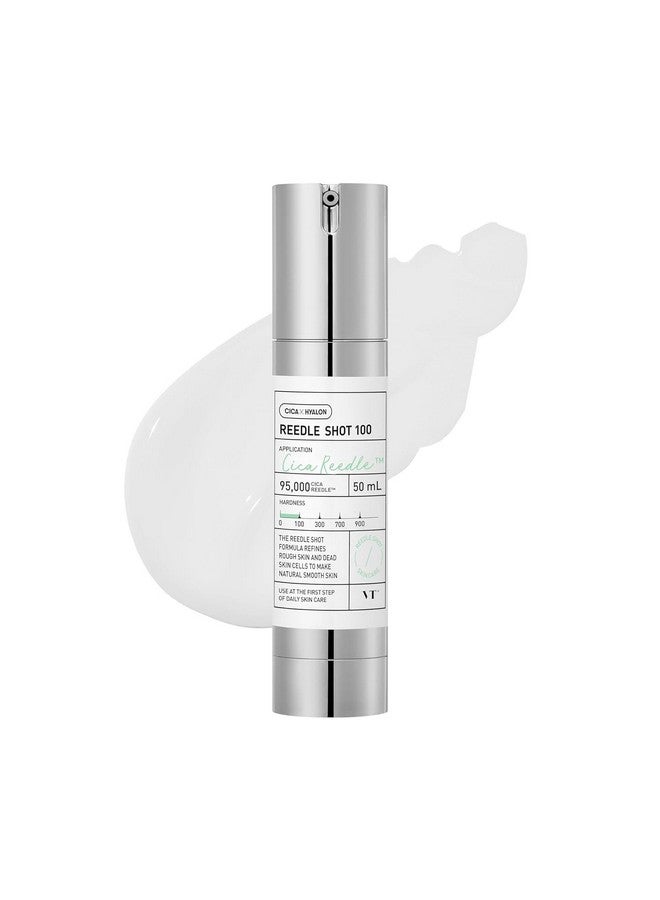VT COSMETICS VT COSMETICS CICA Reedle Shot 100, Daily Night Exosome, Microneedling Serum, Centella Asiatica, Hyaluronic Acid, Exfoliation, Soft Skin, Regeneration, Glass Skin, Korean Skin Booster 1.69Fl Oz (50ml) - Image 1
