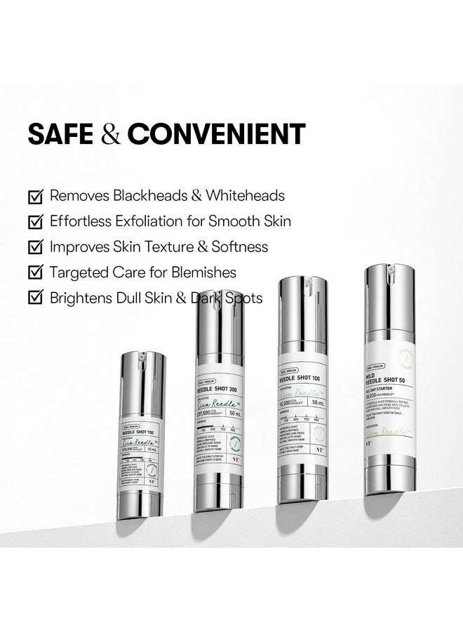 VT COSMETICS VT COSMETICS CICA Reedle Shot 100, Daily Night Exosome, Microneedling Serum, Centella Asiatica, Hyaluronic Acid, Exfoliation, Soft Skin, Regeneration, Glass Skin, Korean Skin Booster 1.69Fl Oz (50ml) - Image 4