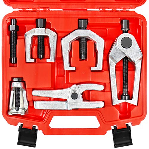 YSTOOL Front End Service Tool Set with Automotive Ball Joint Separator Tie Rod End Puller Pitman Arm Remover 5 PCS Removal Splitter Kit for Car SUV Light Truck Pickup - Image 1