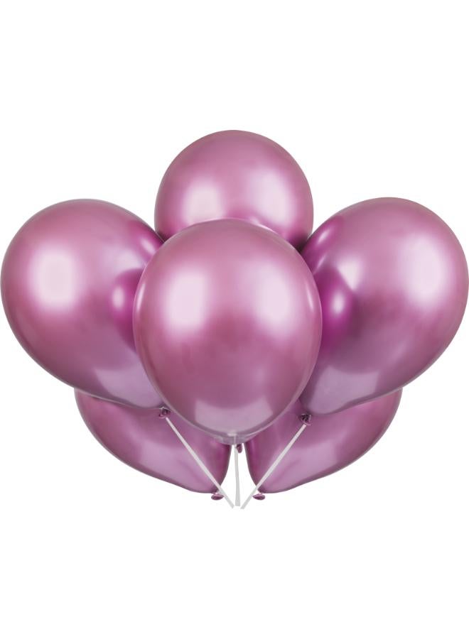 Unique Platinum Latex Balloon Pink - Image 1