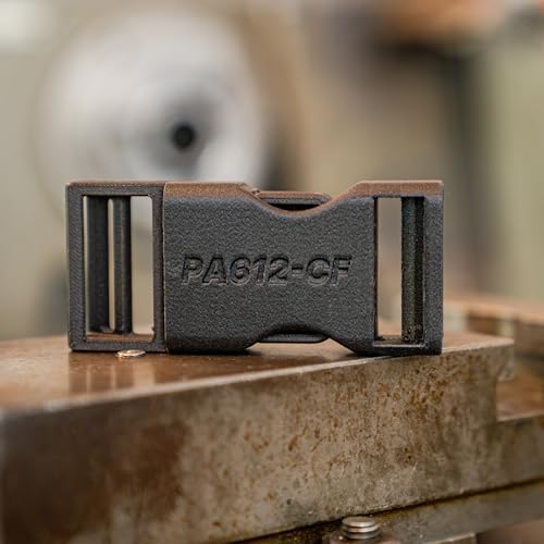 polymaker بوليمكر فايبرون PA612-CF خيوط نايلون ألياف الكربون 1.75 مم أسود 0.5 كجم، فايبرون PA612-CF نايلون قوي وحساس للرطوبة المنخفضة 1.75 مم خيوط طباعة ثلاثية الأبعاد - Image 2