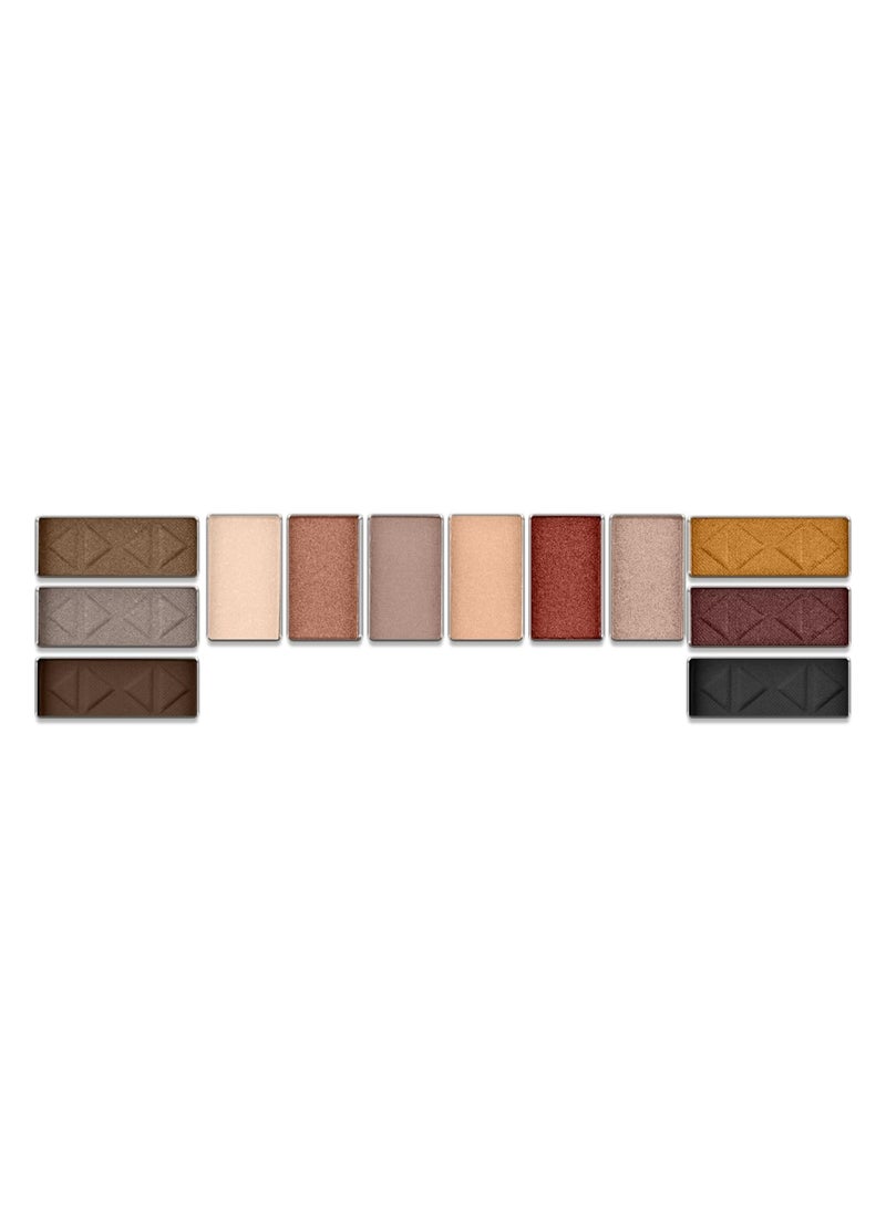 LA Colors L.A Color Day To Night 12 Color Eyeshadow, After Dark Long wearing and Easily Blendable Eye makeup Palette | Matte, Shimmers and Metallic (Sundown) 8g - Image 3