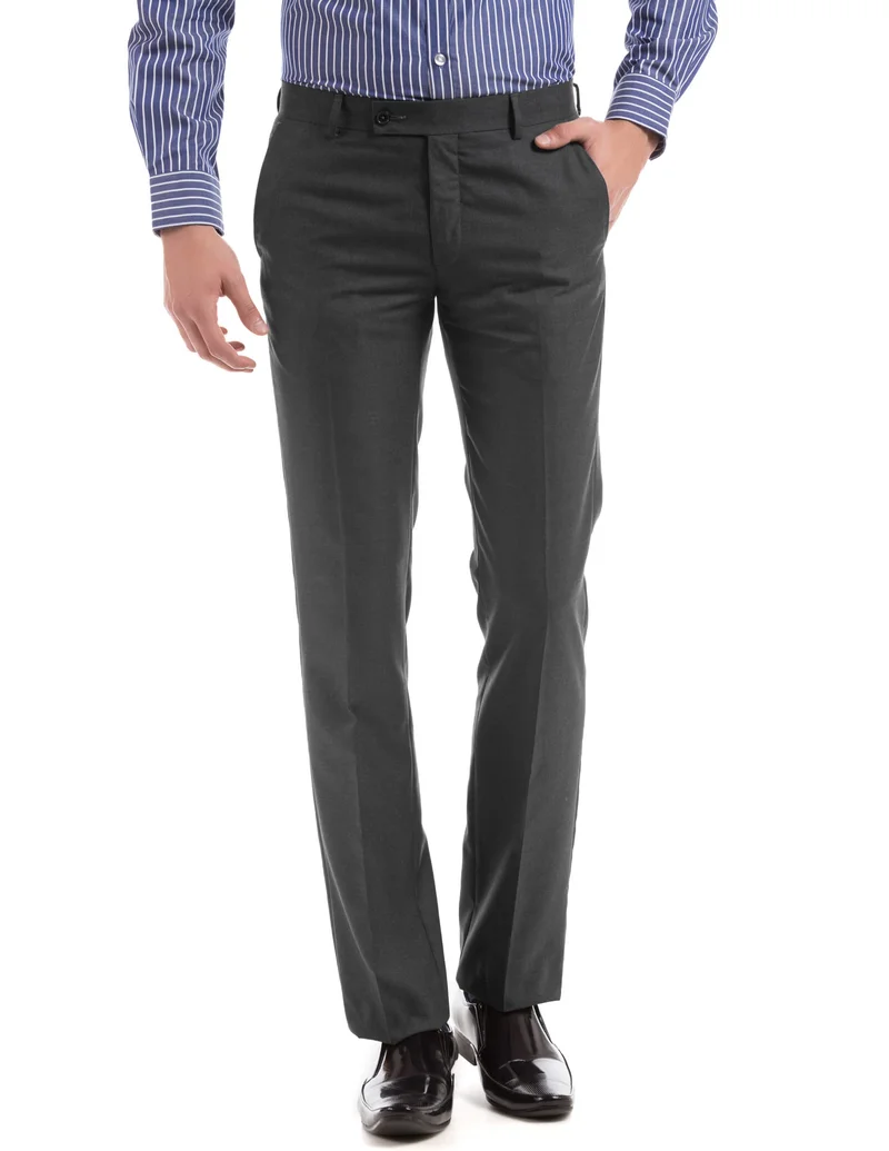 slim-fit formal trousers