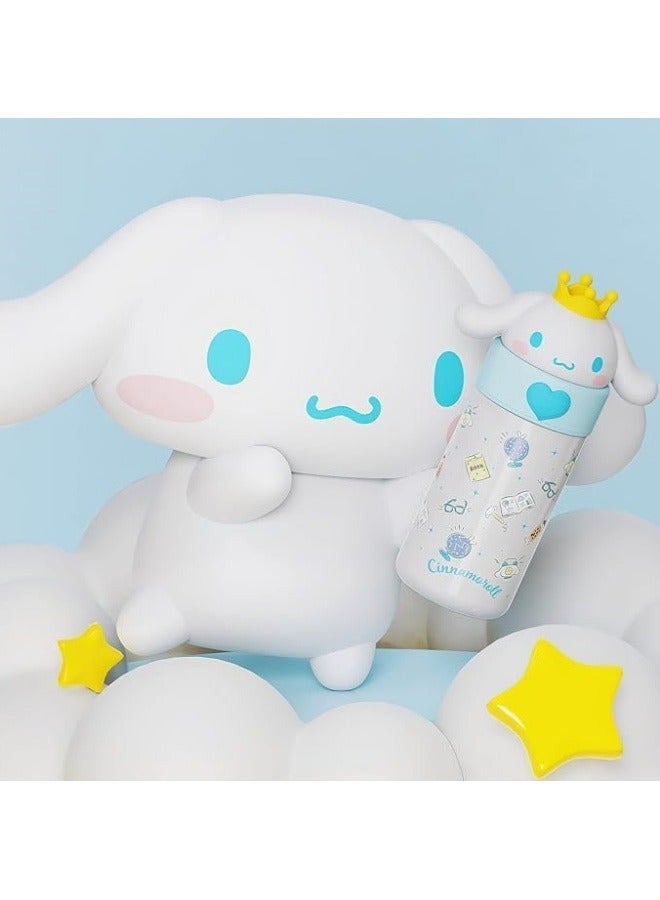 GGEROU Kids Water Bottle Insulated Stainless Steel Reusable Tumbler for Toddlers Boys Girls Cartoon Vacuum Thermos Cup Womens Water Bottles for Hot or Cold Drinks Travel School Home 350ml - Image 4