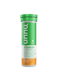 Nuun Nuun Vitamins: Grapefruit Orange Daily Hydration Supplement (3 Tubes of 12 Tabs)3  - Image 2
