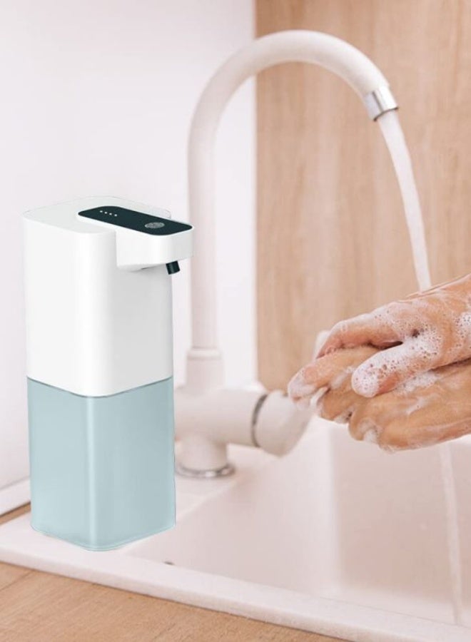 Automatic Foaming Soap Dispenser – 400ml USB Rechargeable, White - Image 2