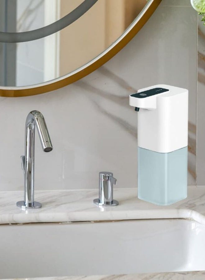 Automatic Foaming Soap Dispenser – 400ml USB Rechargeable, White - Image 3