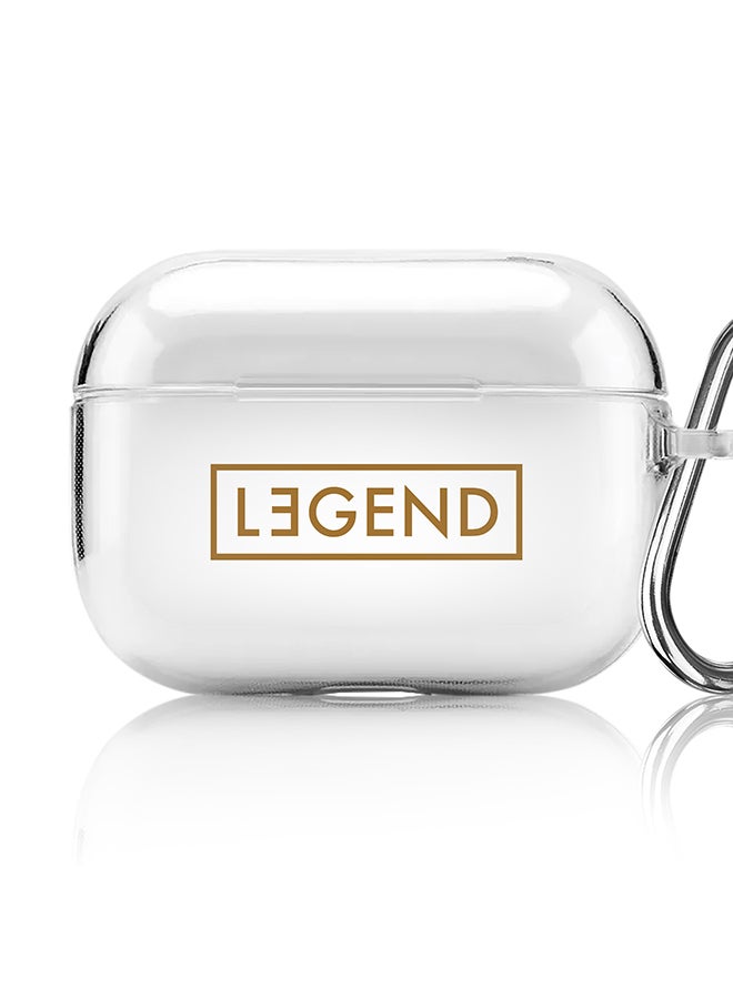 ستايلايزد كلاسيك حافظة مطبوعة شفافة لسماعات أبل Airpods 2/1 Soft TPU Gel رقيقة شفافة غطاء مرن - حرف واحد فقط مخصص حرف أولي نمط الأزهار الأبجدية - A (بني) - Image 1