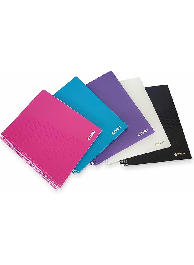 Maxi Spiral Display Book 40 Pocket Turquoise Clear Pockets Book File Folder Document Presentation Organizer For Portfolio Music Artwork Display For School Business Office - Image 4