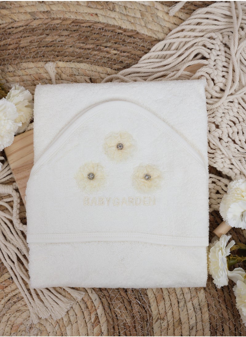 FUN MOMENT 80×80cm hooded shower splinter for kids  - Image 1