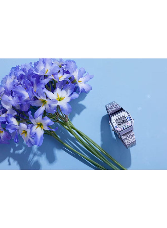 CASIO Stainless Steel Digital Wrist Watch LA680WA-4CDF - Image 2