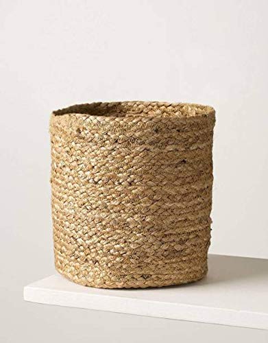 bewild Be Wild Jute Planter PotsStorage Basket with handle MultiPurpose use for Bathroom Living Room 10x10 inch j06 