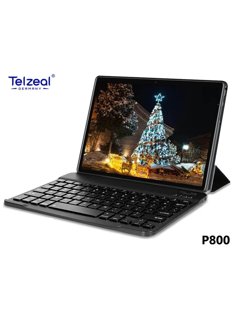 Telzeal Telzeal P800 Tablet 8 Inch Android 12 Tablet with Dual SIM 6GB RAM 256GB ROM 5G WiFi 5000mAh Battery and Wireless Keyboard Gold  - Image 5