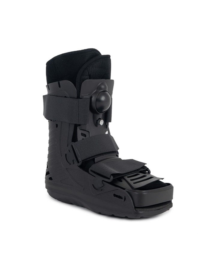 GHORTHOUD Air Cam Walker Fracture Boot Medical Inflatable Walking Boot Orthopaedic Boot for Sprained Ankle, Short Air Walker Brace for Broken Foot Achilles Tendon Injury Black (Large) - Image 1