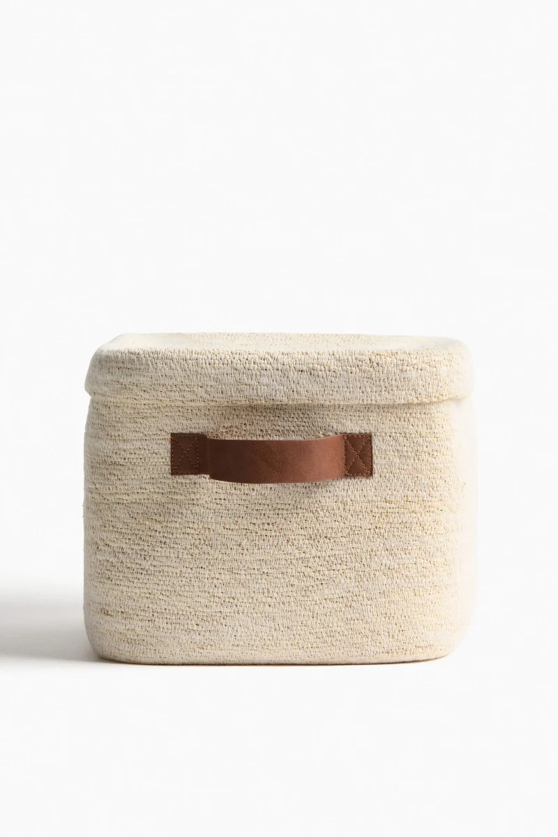 اتش اند ام سلة تخزين من عشب البحر