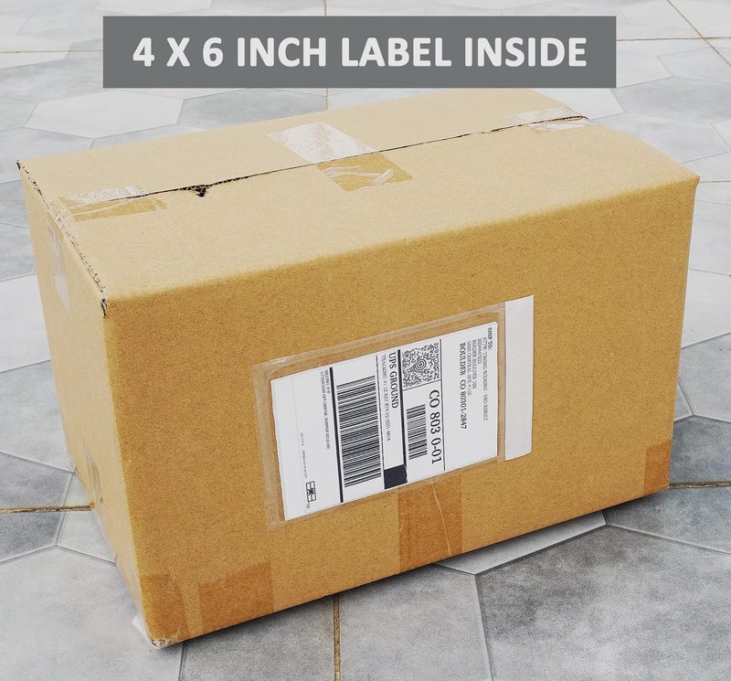 BEUYI 1000 Pcs Premium 4.7''x7.5'' Packing List Envelope, Tailored Size for 4x6'' Shipping Labels, Adhesive Shipping Label Pouch/Sleeve - Image 4