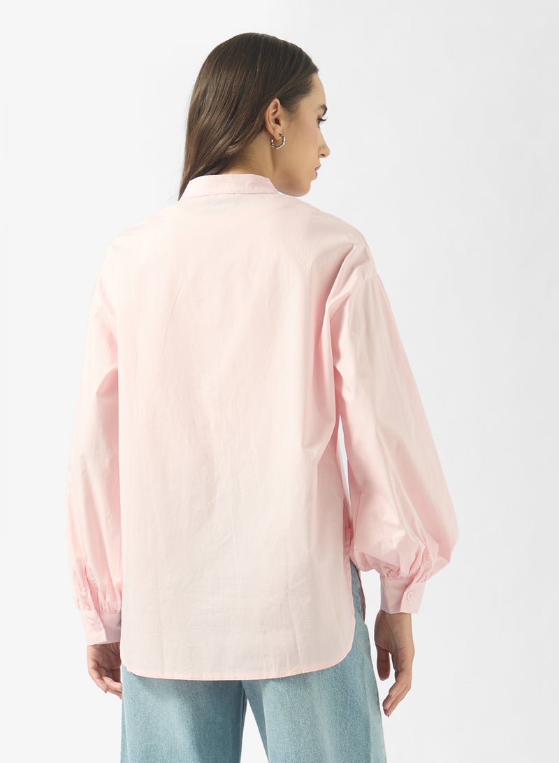 Ginger Oversize Button Down Shirt - Image 2