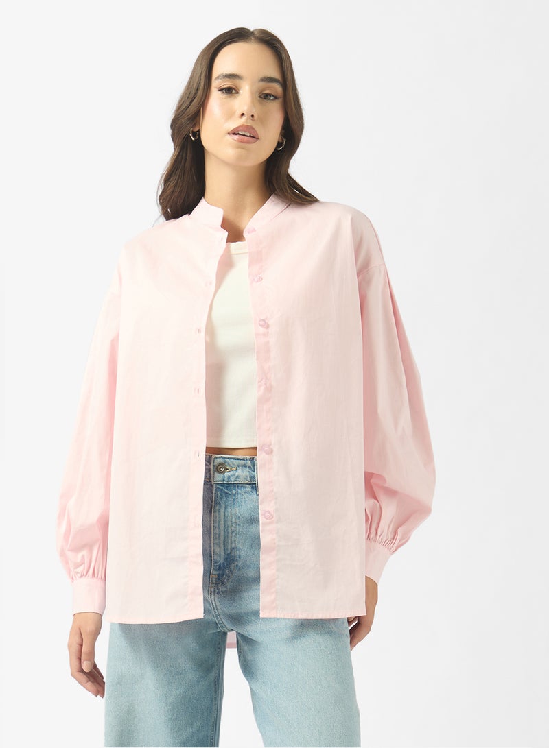 Ginger Oversize Button Down Shirt - Image 1