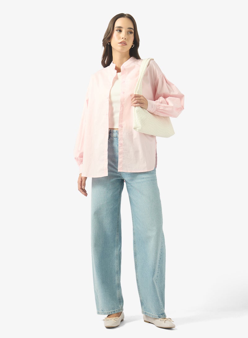 Ginger Oversize Button Down Shirt - Image 4