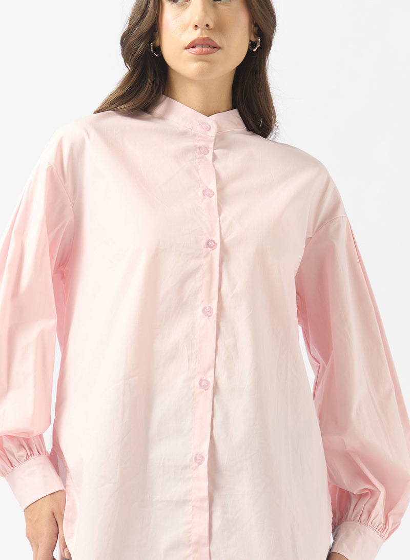 Ginger Oversize Button Down Shirt - Image 3