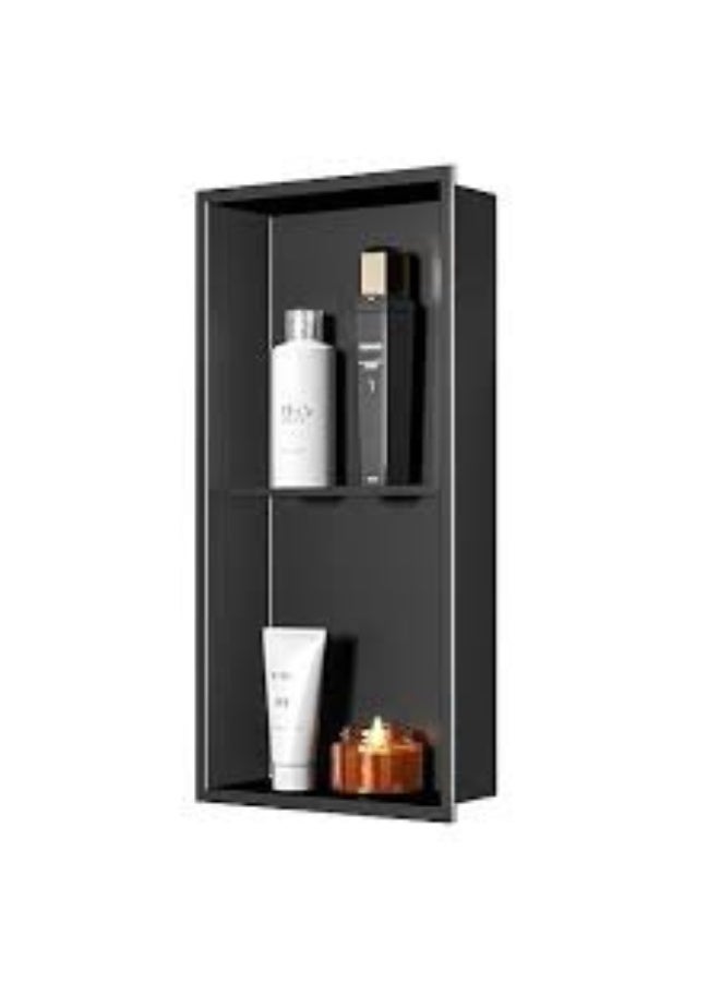 Stainless Steel Shower  with 2-Tiers Shelf & Waterproof  Storage - Image 4