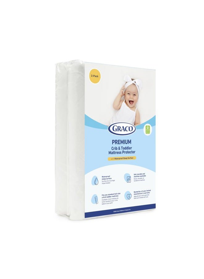 GRACO Ultra 2-in-1 Premium Dual-Sided Crib & Toddler Mattress - GREENGUARD Gold and Oeko-TEX Standard 100 Certified, CertiPUR-US Certified Foam, 2-Sided Mattress Fits Any Brand of Crib & Toddler Bed - Image 2